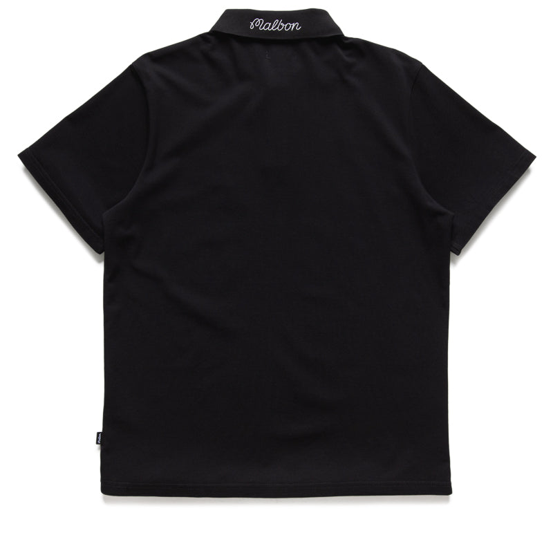 Malbon Golf Tiger Buckets Polo Shirt for Men - Premium Black Performance Golf Shirt - Perfect for Golf Tournaments & Casual Wear