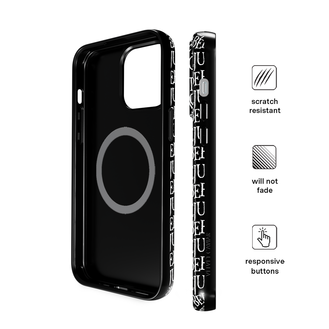 Beetlejuice iPhone Case - Premium Protective Cover for iPhone 13/14/15 - Unique Movie Inspired Design - Perfect for Halloween, Cosplay, and Movie Fans