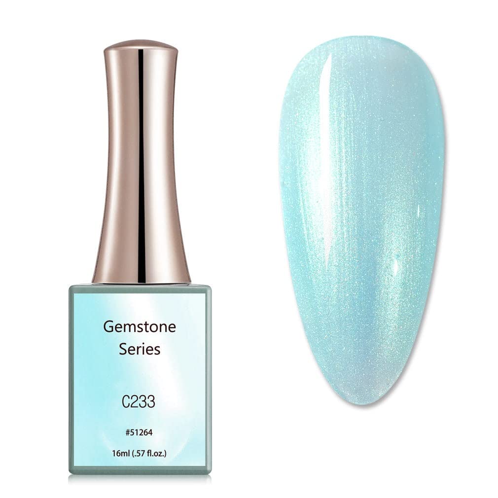 BELLE GAGA™ CANNI 16ml Soak Off LED UV Gel Nail Polish Set - Long Lasting Salon Quality Manicure Kit for DIY Nail Art at Home (Color C233) | Perfect for Parties, Weddings & Everyday Wear