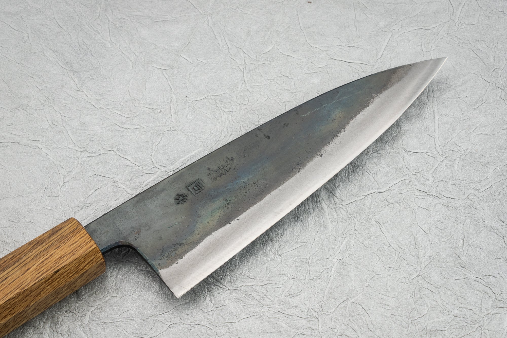 Premium Tosa Tsukasa Shiroichi Kurouchi Gyuto 150mm Japanese Chef Knife - High Carbon Steel Blade for Sushi, Sashimi & Meat Cutting - Perfect for Professional Chefs & Home Cooking Enthusiasts