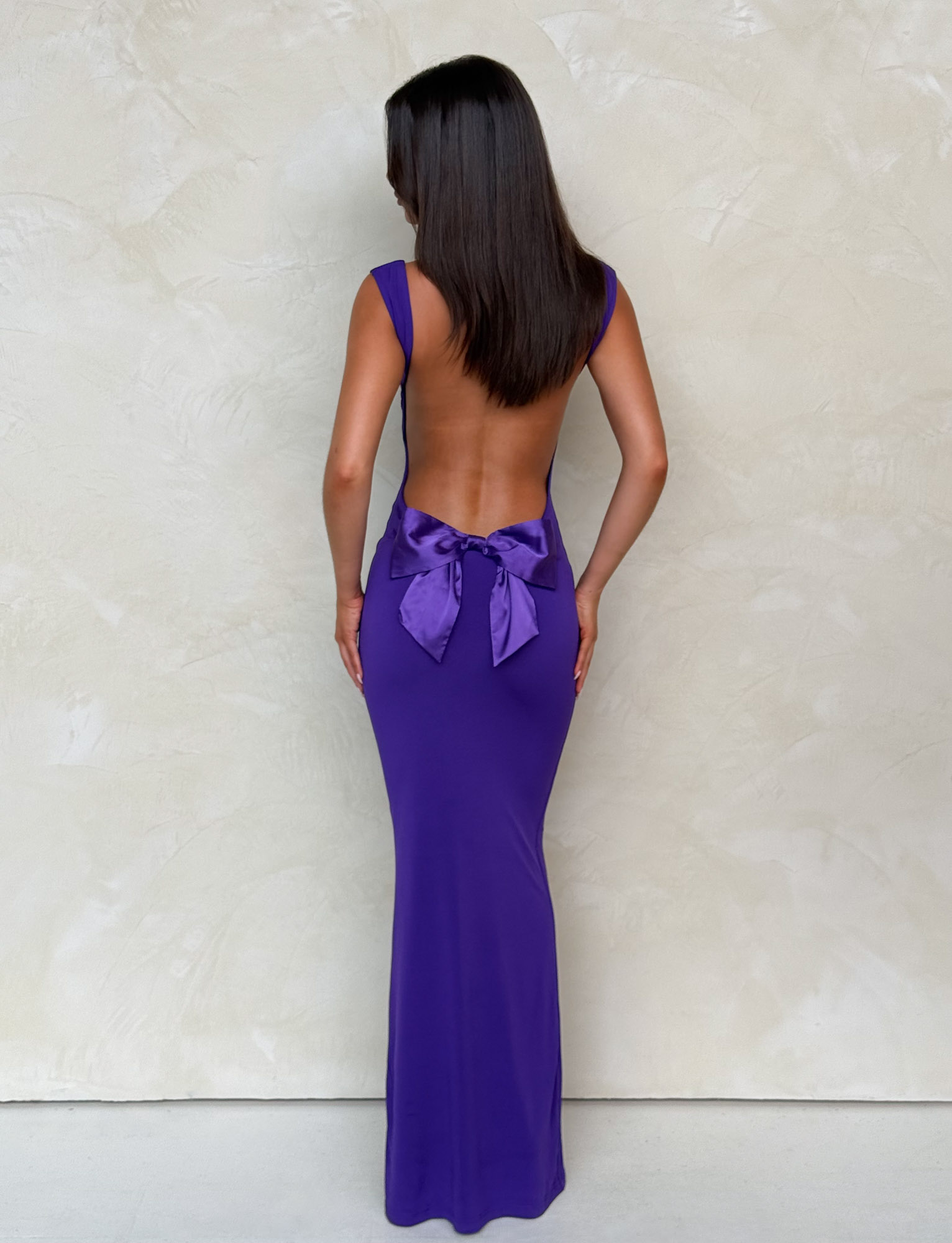 ZITA Women's Maxi Dress - Elegant Purple Long Flowy Dress for Summer, Beach, and Casual Wear | Perfect for Vacations, Parties, and Everyday Outfits