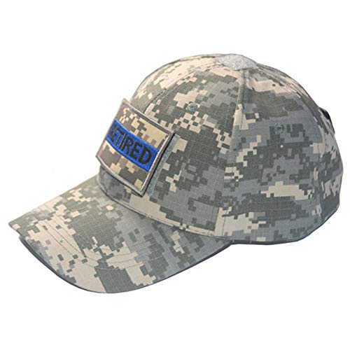 Military Style Adjustable Baseball Cap - Breathable Sun Hat for Outdoor Sports, Hiking & Casual Wear