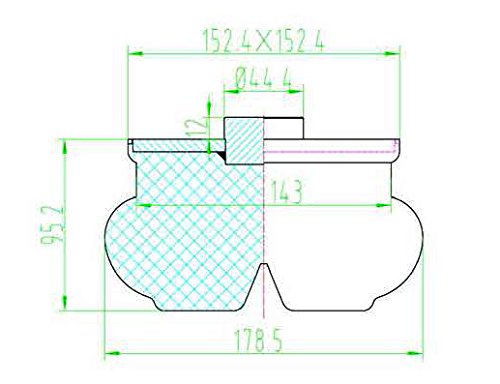 Mack Truck Lower Insulator MA36000 - Replacement Engine Mount for Mack Trucks - Perfect for Heavy-Duty Performance & Smooth Ride