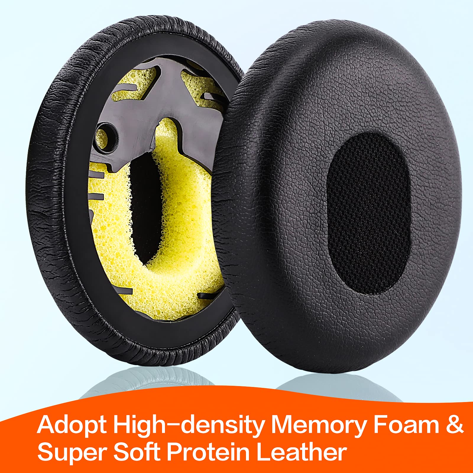 Premium Memory Foam Replacement Ear Pads for Bose On-Ear OE, OE1, QuietComfort QC3 Headphones - Soft Cushion Earpads for Enhanced Comfort & Noise Isolation - Perfect for Gaming, Travel & Office Use