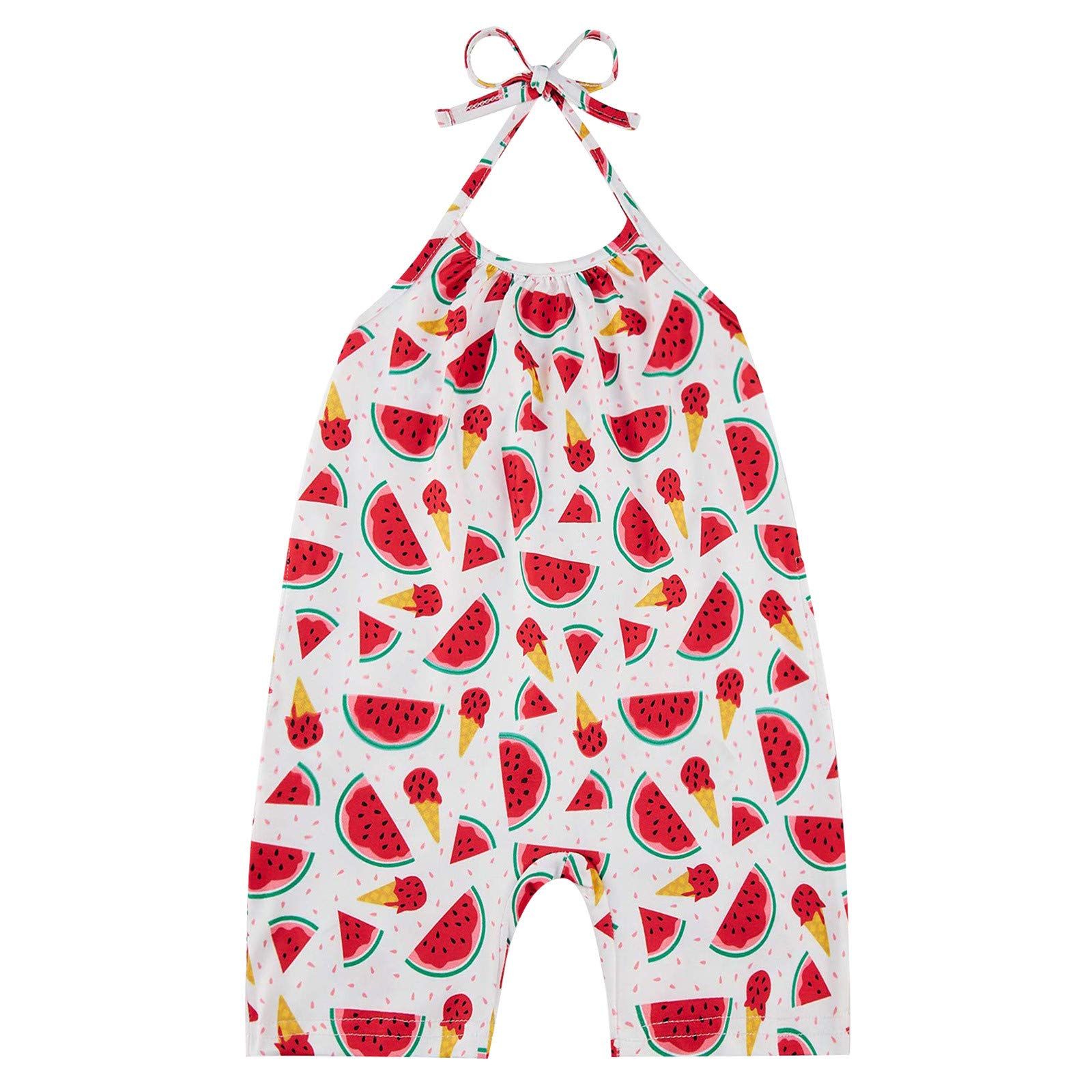 Swibikni Baby Girl & Boy Easter Bunny Romper - Sleeveless Summer Jumpsuit Playsuit for Toddlers & Kids | Perfect for Easter Photos, Summer Playdates & Outdoor Activities