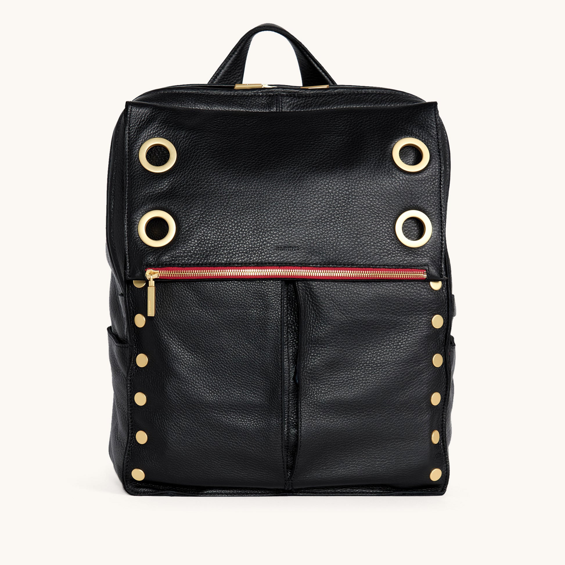 Premium Montana Backpack with Black/Brushed Gold Red Zipper - Extra Large XL Size for Hiking, Travel & Outdoor Adventures