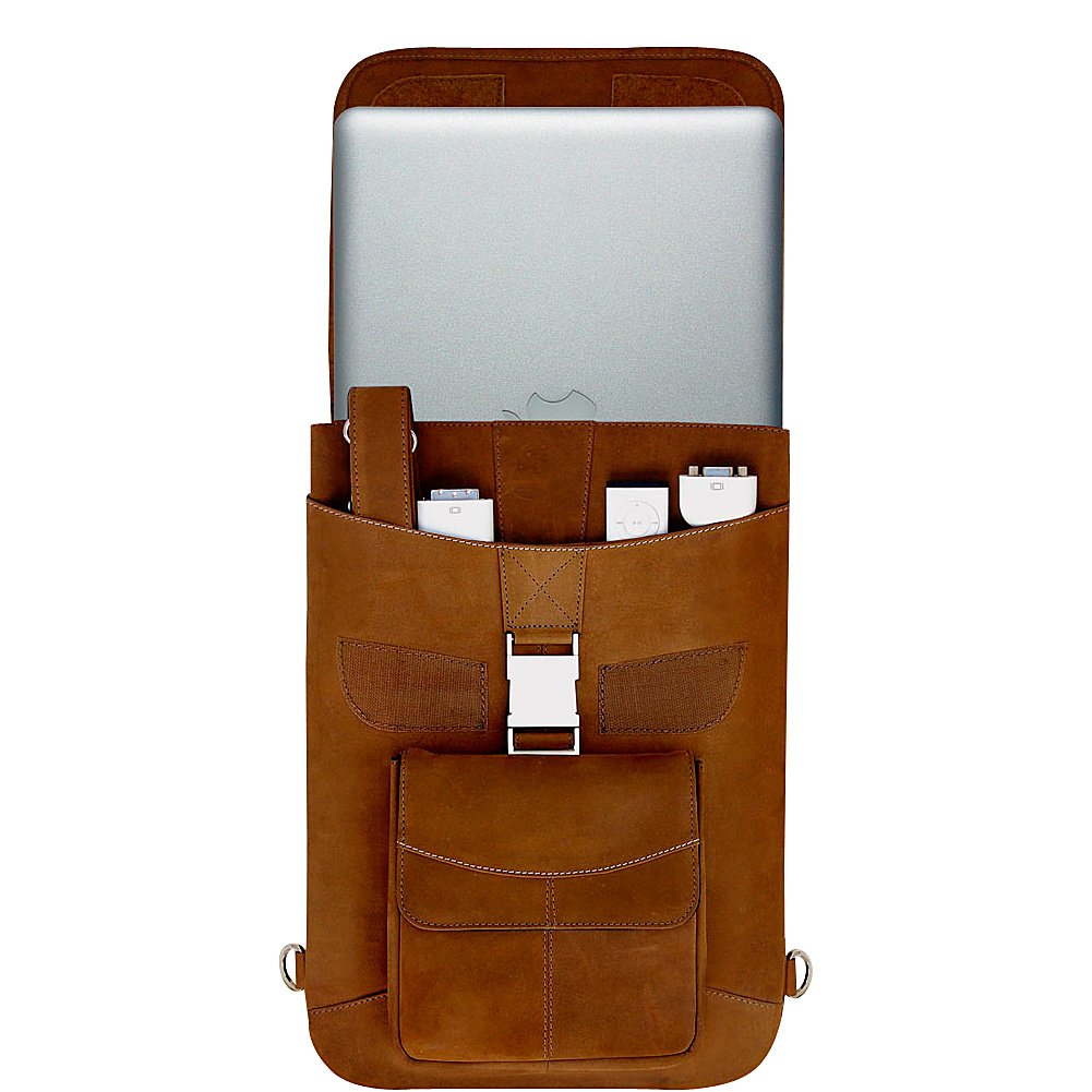 Premium 13-inch MacBook Pro Leather Sleeve Case - Water-Resistant Laptop Bag with Handle for MacBook Pro 13