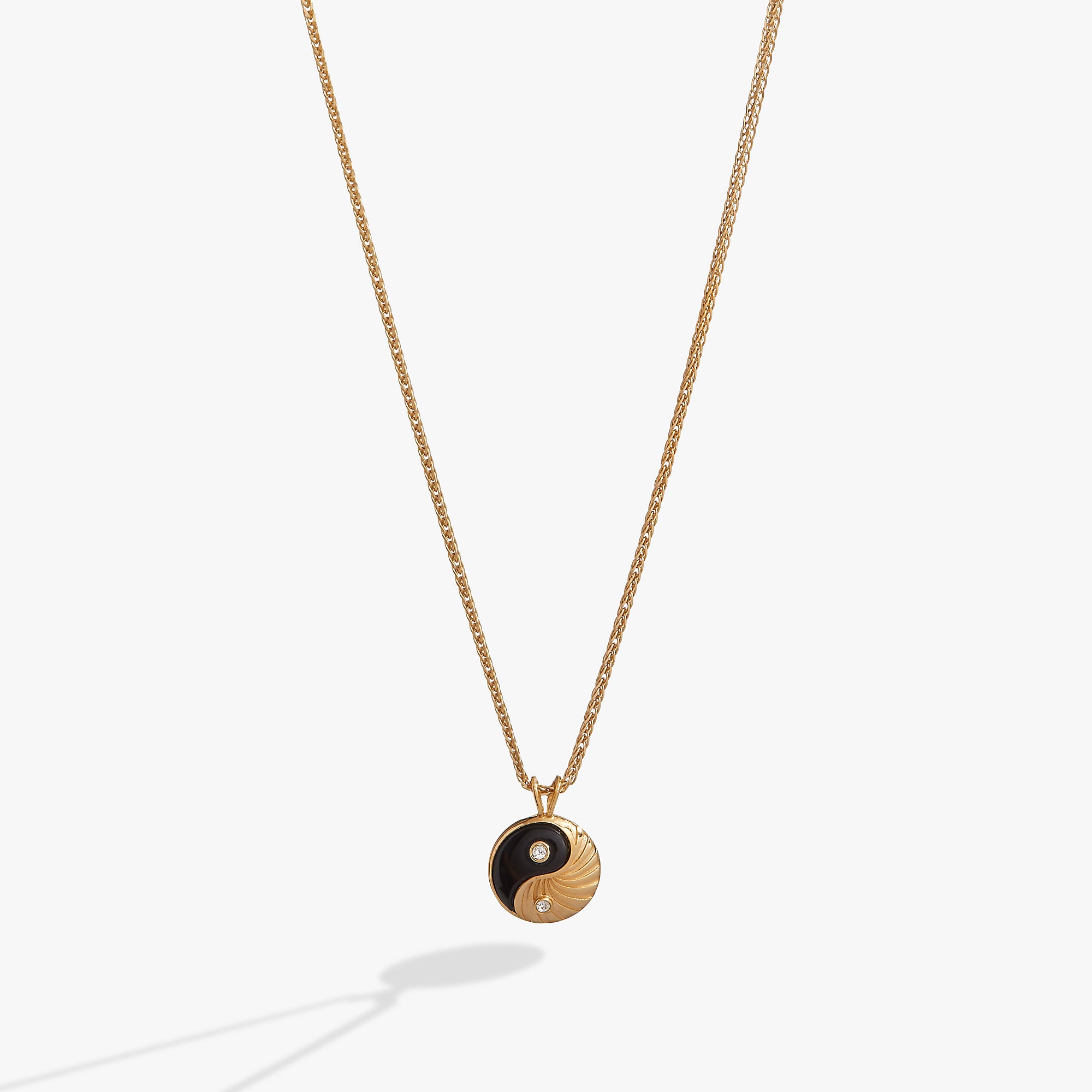 Black Onyx Yin Yang Necklace for Women - Elegant Spiritual Jewelry for Meditation, Yoga & Energy Balance