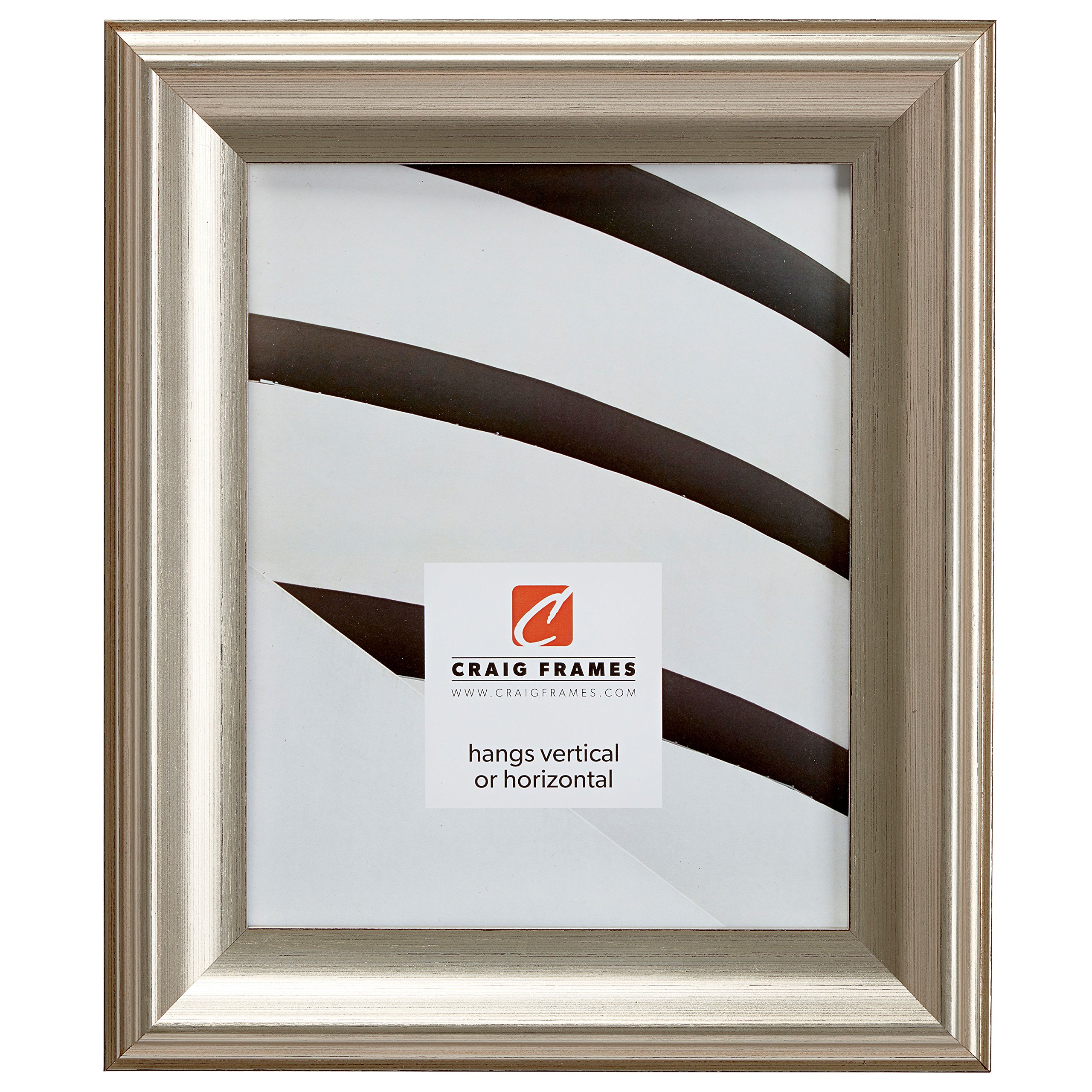 Vintage Silver Picture Frame 24x36 Inch - Fire & Ice Design for Wall Art & Photos