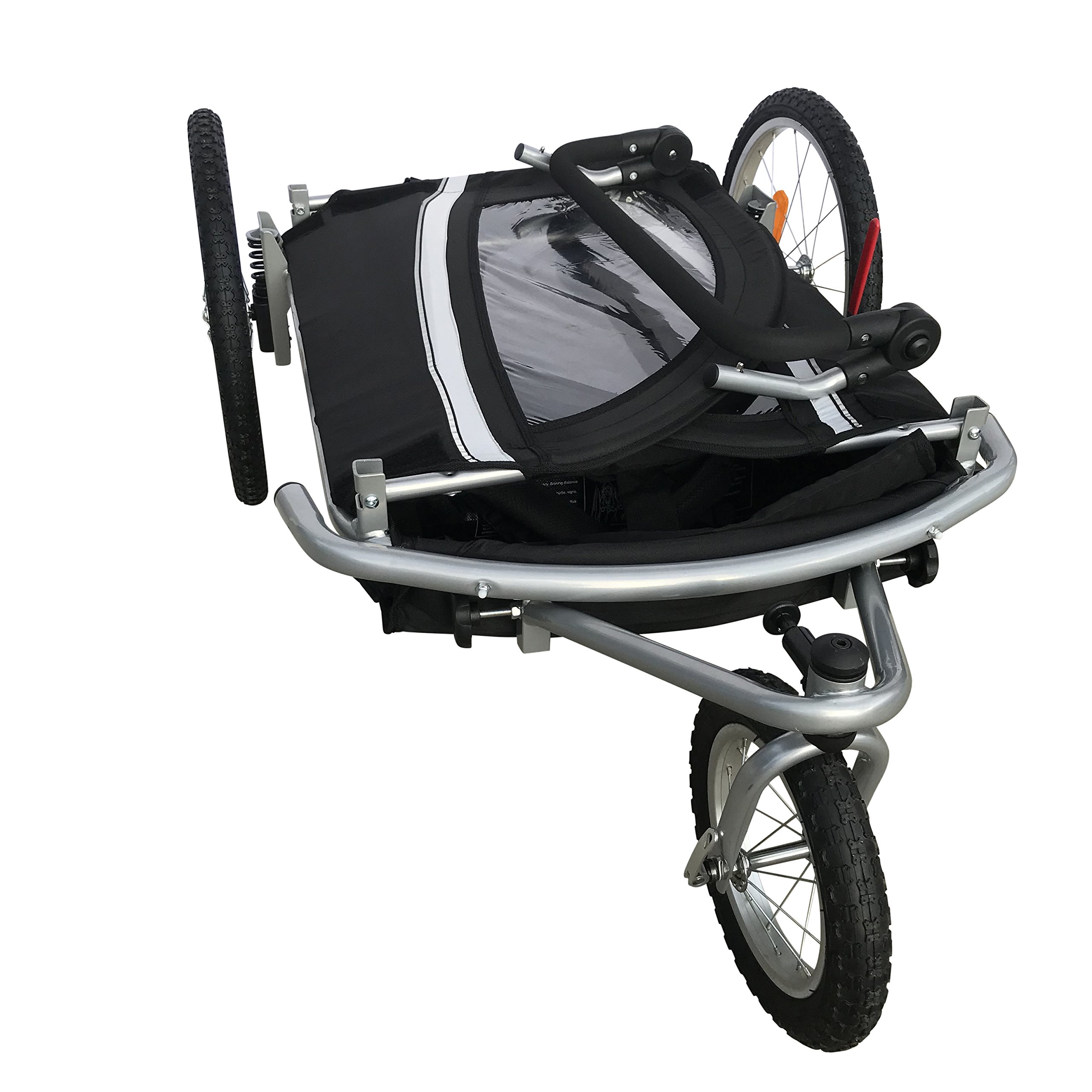 Booyah Strollers II - Convertible Baby Bike Trailer & Stroller for Toddlers | Lightweight, Durable & Safe | Perfect for Outdoor Adventures, Jogging & Family Walks