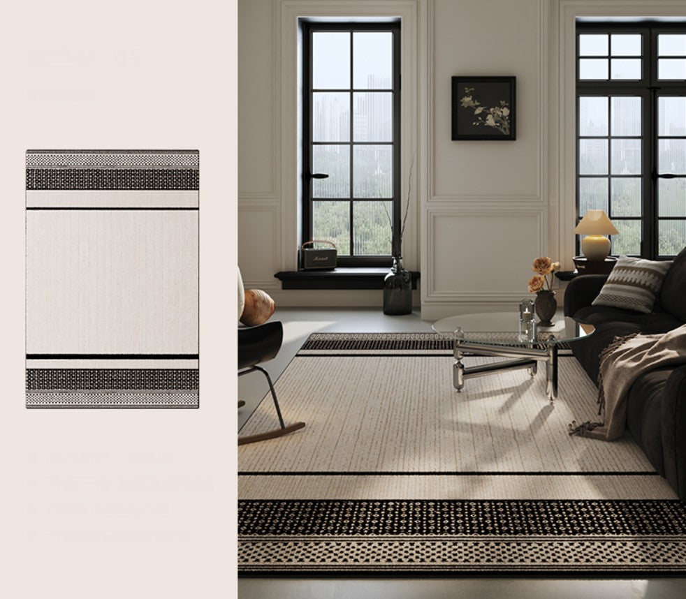 Modern Geometric Area Rugs for Bedroom, Living Room & Dining Room - Large Contemporary Office Rug - Non-Slip Soft Floor Covering for Home Decor & Workspace