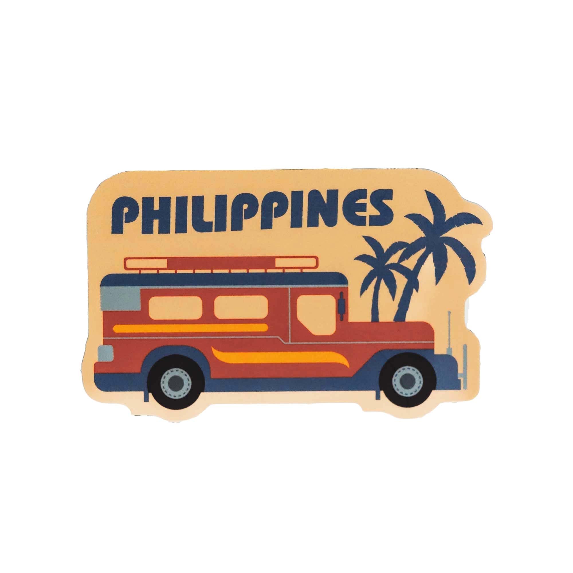Vagabond Heart Philippines Weatherproof Vinyl Sticker - Waterproof Decal for Laptops, Cars, Tumblers & Outdoor Gear - Perfect for Travel Enthusiasts