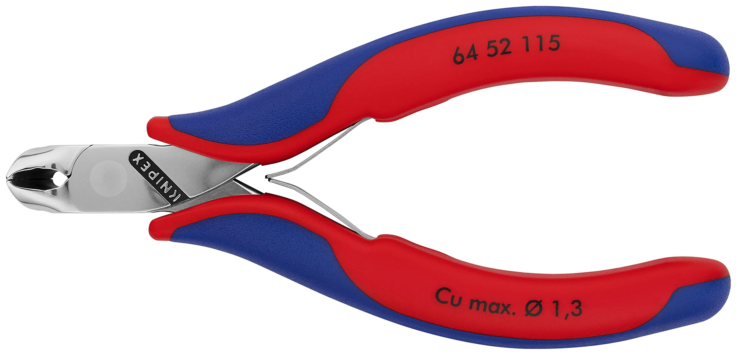 Knipex 64 52 115 Electronics End Cutting Nippers - Flush Cut Pliers for Precision Wire Cutting | Ideal for Electronics, Jewelry Making & DIY Projects