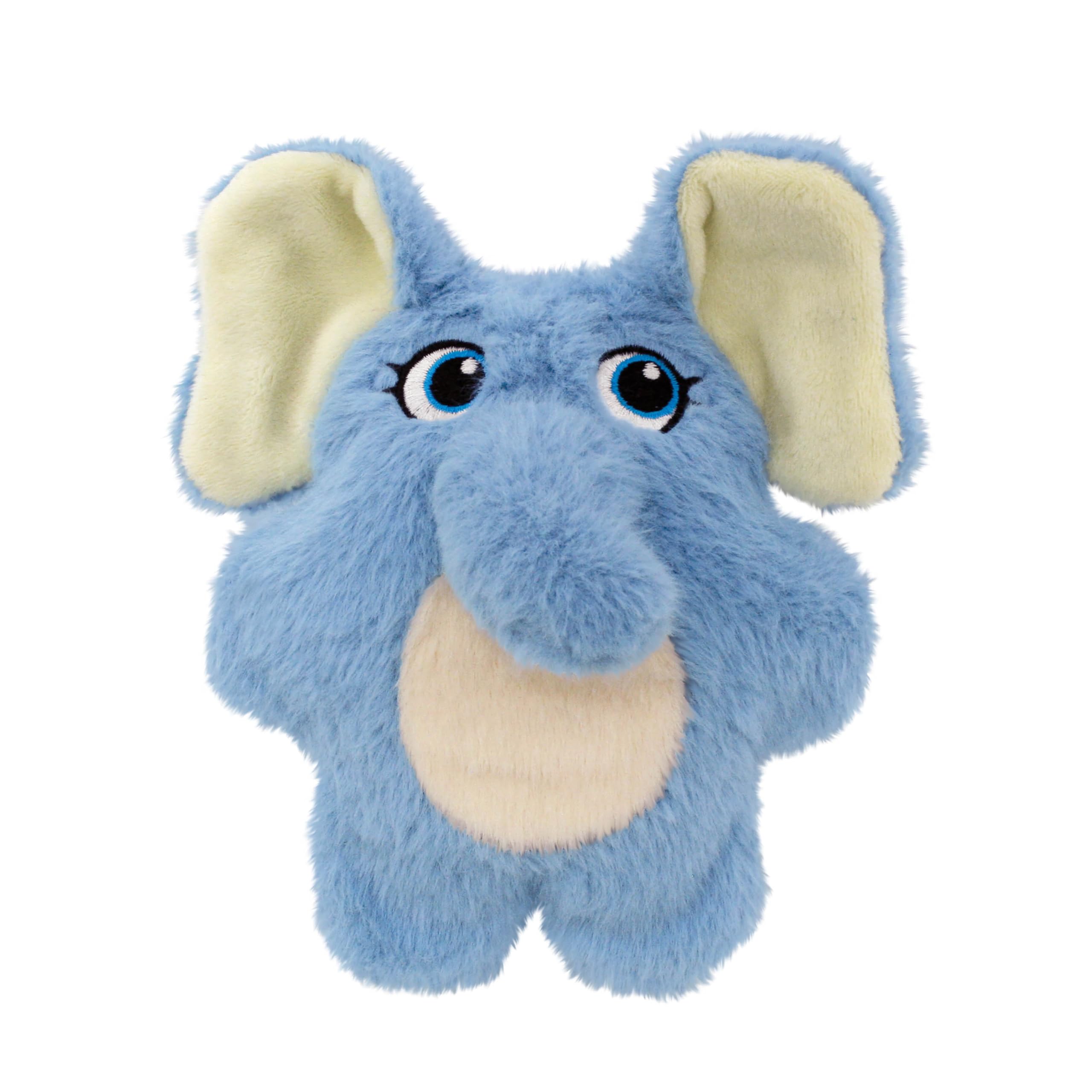KONG Snuzzles Kiddos Dog Toy - Soft Plush Elephant Chew Toy for Small & Medium Dogs | Durable & Cuddly Pet Toy for Puppies | Perfect for Teething, Playtime & Comfort (Model 38749848)