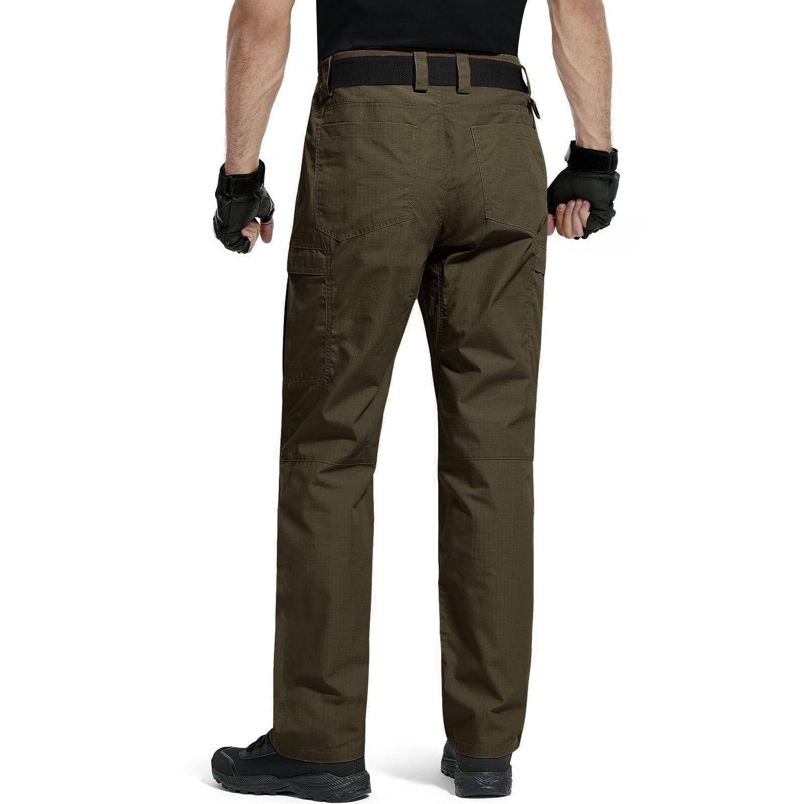 FREE SOLDIER Men's Tactical Cargo Pants - Water Resistant Ripstop Work Pants for Outdoor Hiking, Camping & Adventure | Lightweight Durable Men's Pants for Work & Outdoor Activities
