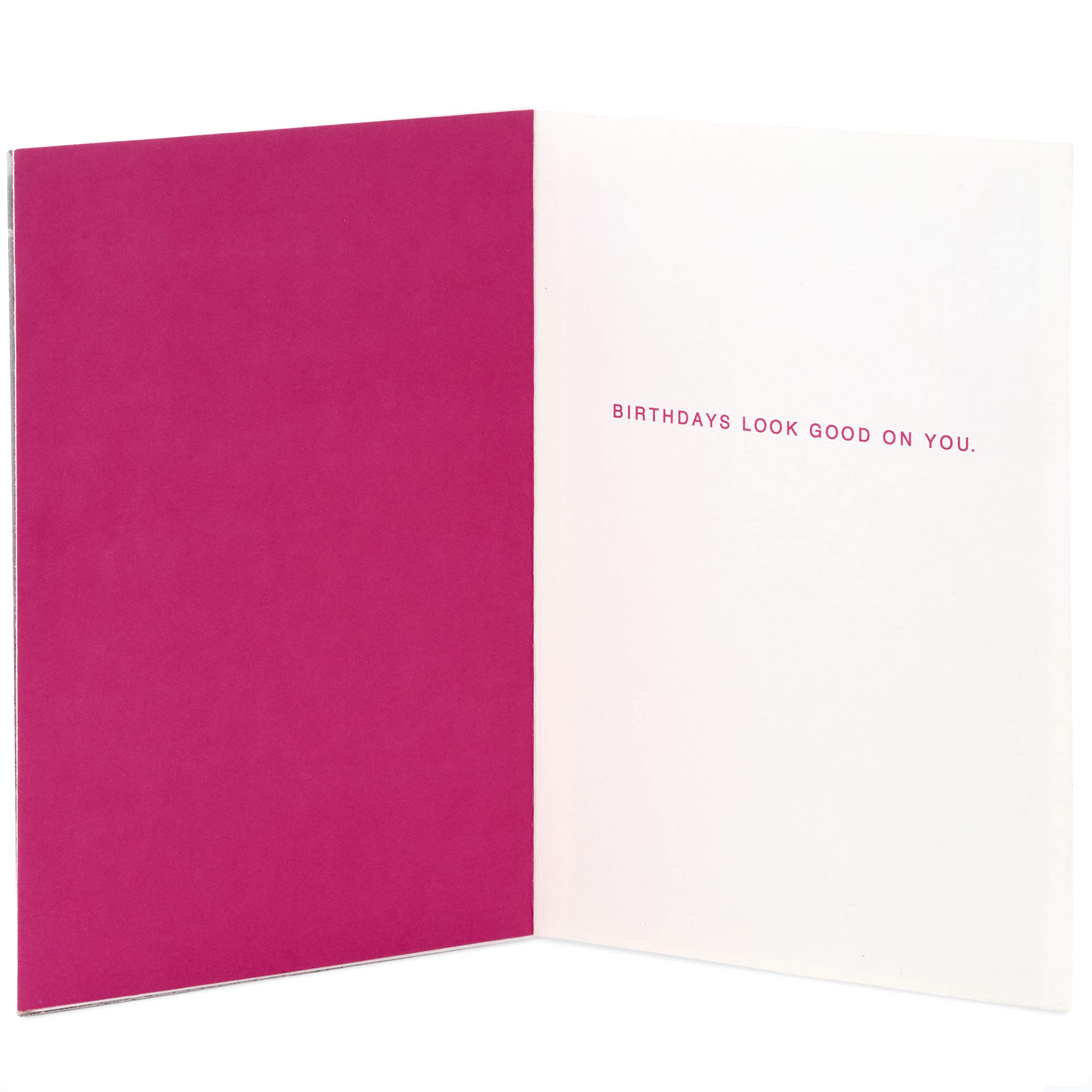 Hallmark Signature Birthday Card for Women - Funny 'Damn Girl' Letter Board Greeting Card | Perfect for Birthdays, Office Gifts & Friend Celebrations