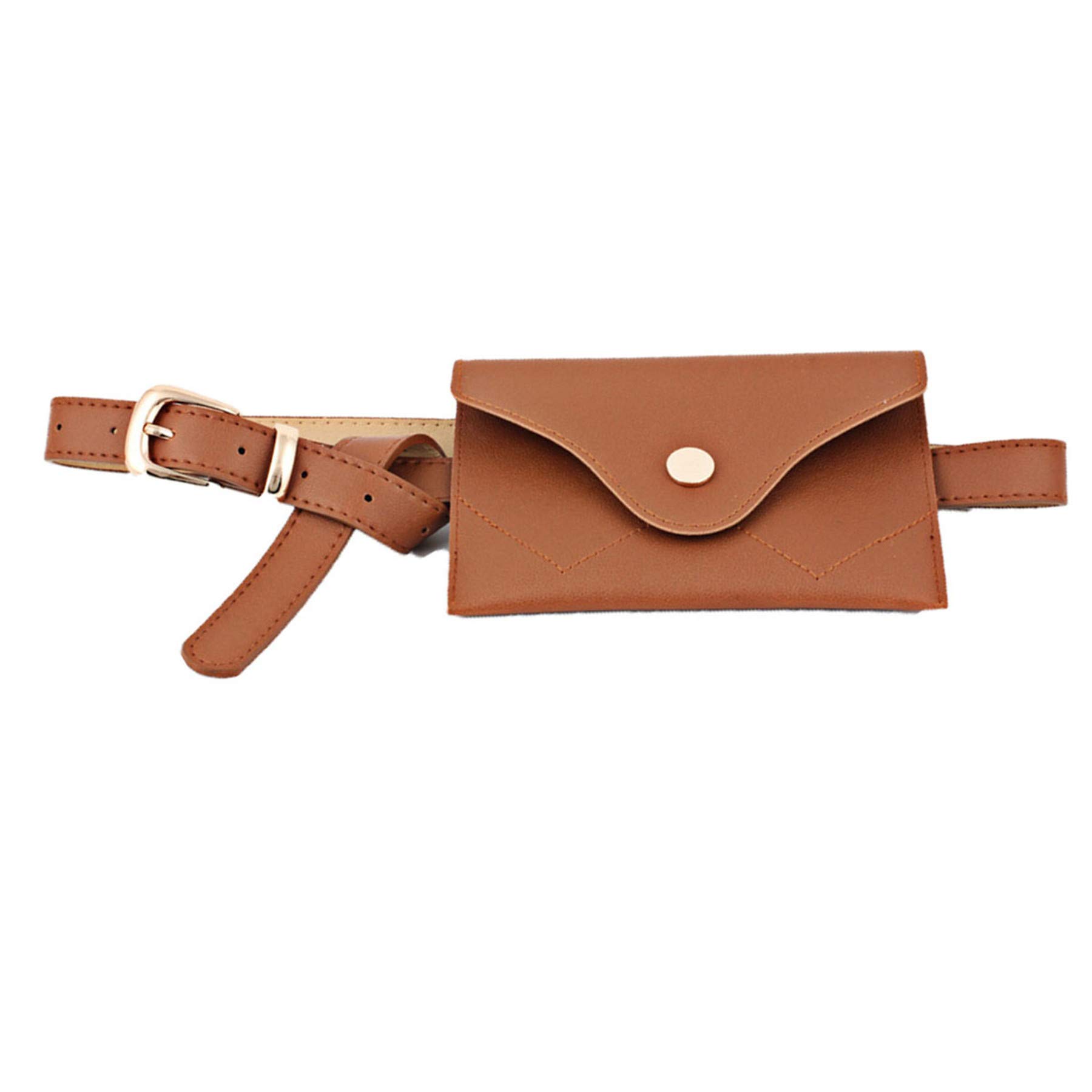 Andongnywell Women's Small Belt Bag - Fashion Mini Waist Pack with Detachable Strap for Travel, Running, Hiking & Daily Use | Crossbody Fanny Pack for Women