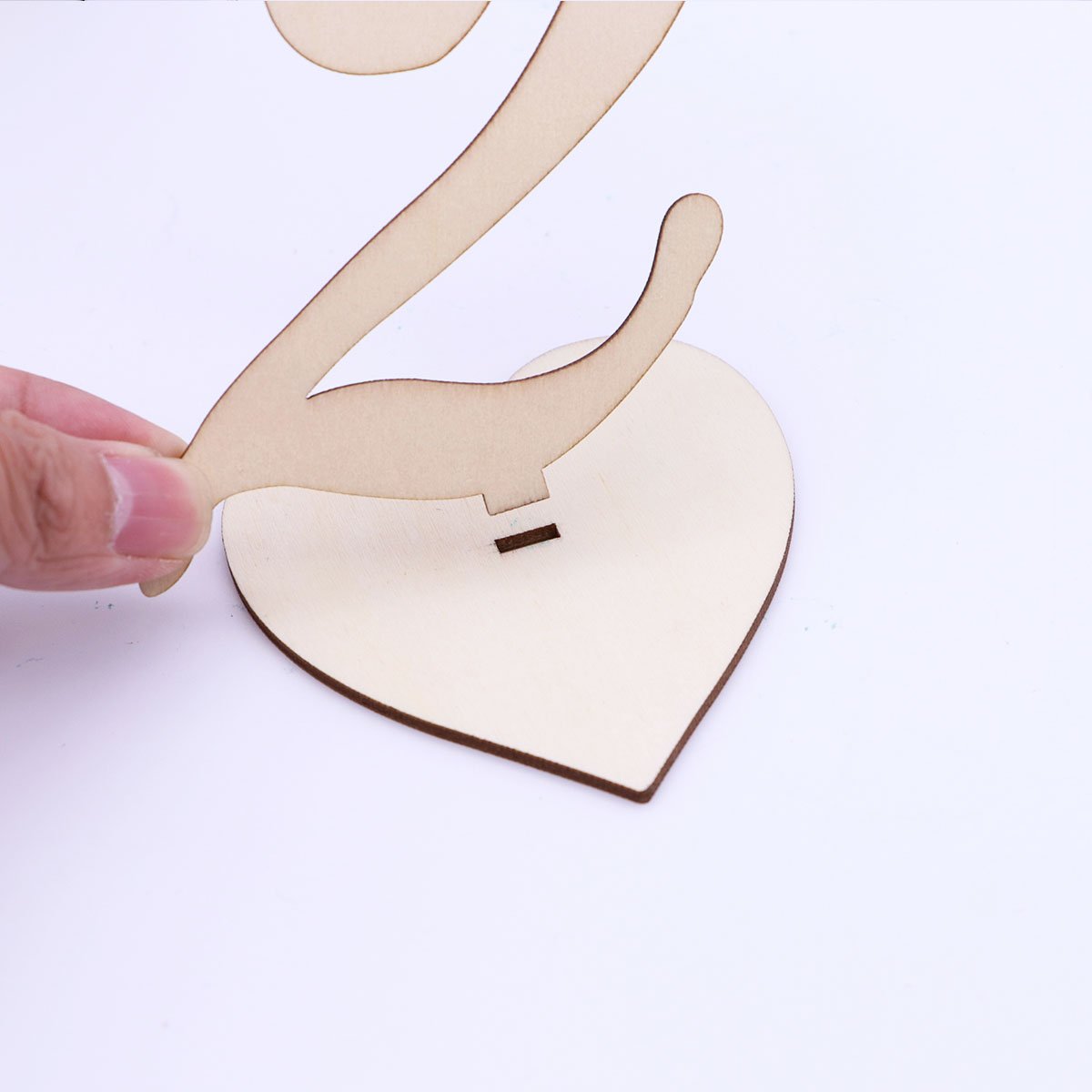 10pcs 1-10 Wooden Table Numbers with Heart-Shaped Holder Base - Elegant Wedding, Birthday Party Decorations - Perfect for Table Setting, Reception, and Special Events