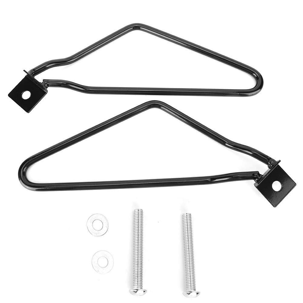Universal Motorcycle Saddlebag Mount Brackets - Heavy Duty Iron Support for Motorcycle Bags | Durable Luggage Rack Accessories for Harley, Honda, Yamaha & More | Perfect for Touring, Commuting & Adventure Riding