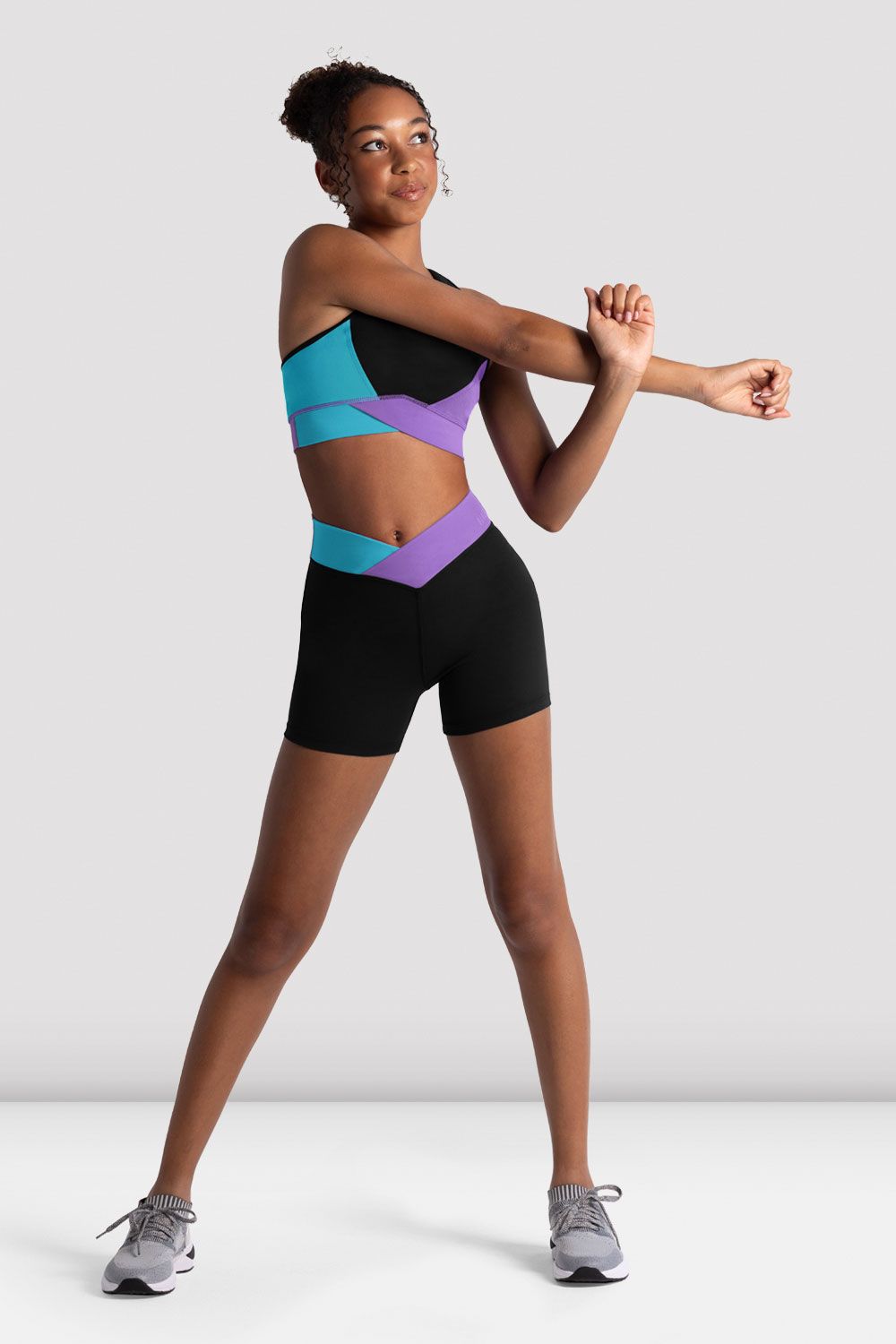Girls Freestyle Wrap Shorts - Comfortable & Stylish Athletic Wear for Yoga, Running, and Gym Workouts
