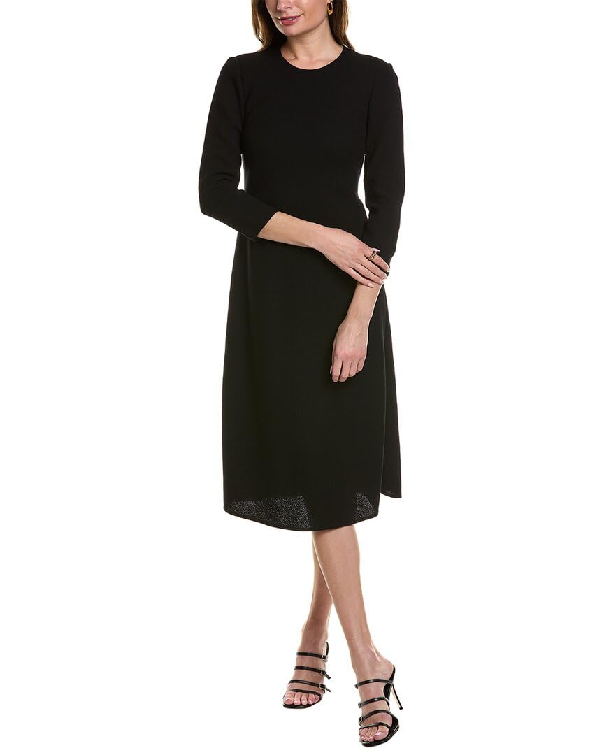 Stylish Petite Wool Dress for Women - Warm & Comfortable Winter Outfit for Office, Parties & Holiday Gatherings