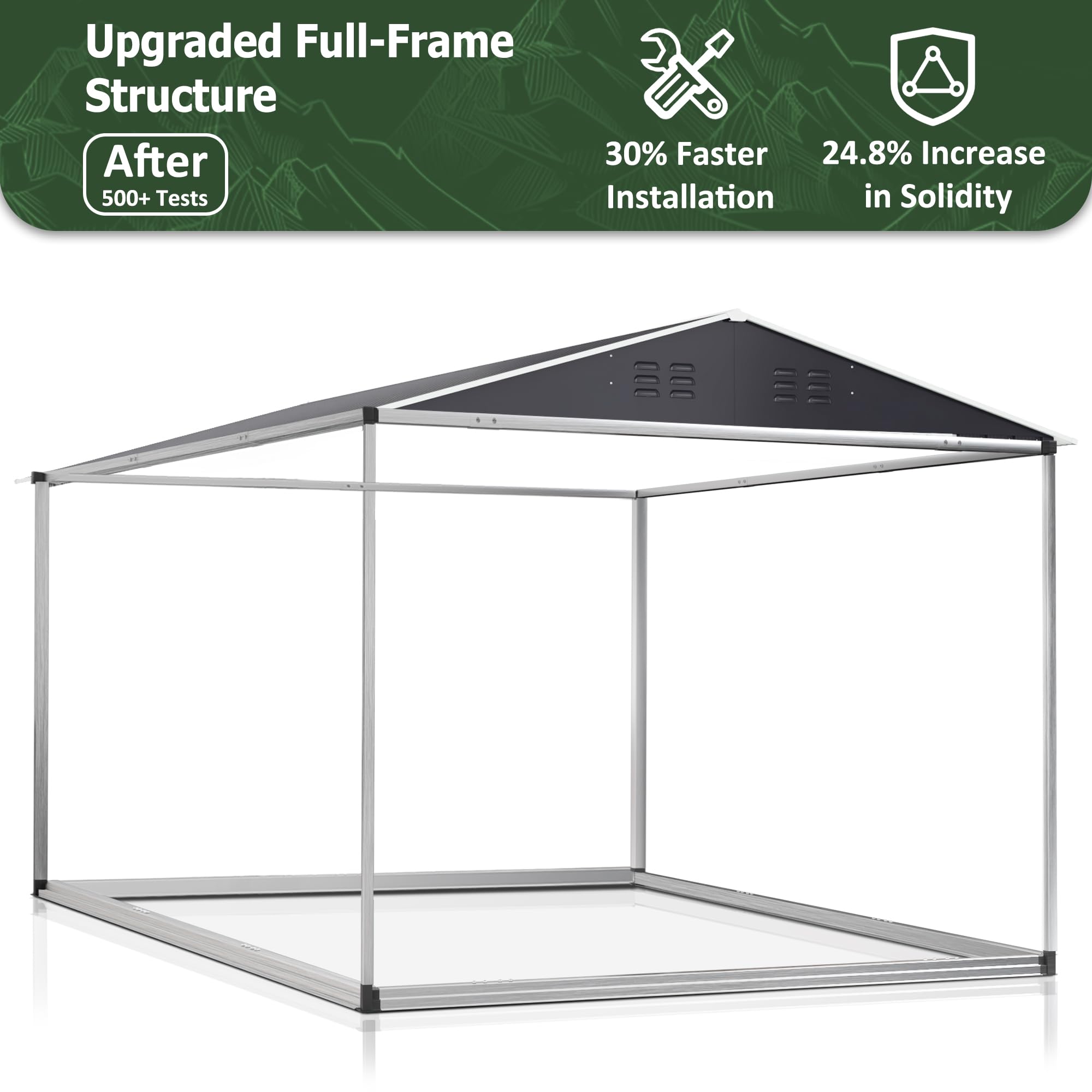 6x8 FT Outdoor Storage Shed - Heavy Duty Metal Garden Shed with Reinforced Frame & Lockable Doors - Weatherproof Tool Shed for Backyard, Patio, Lawn (White) - Perfect for Storing Gardening Tools, Lawn Equipment & Outdoor Furniture