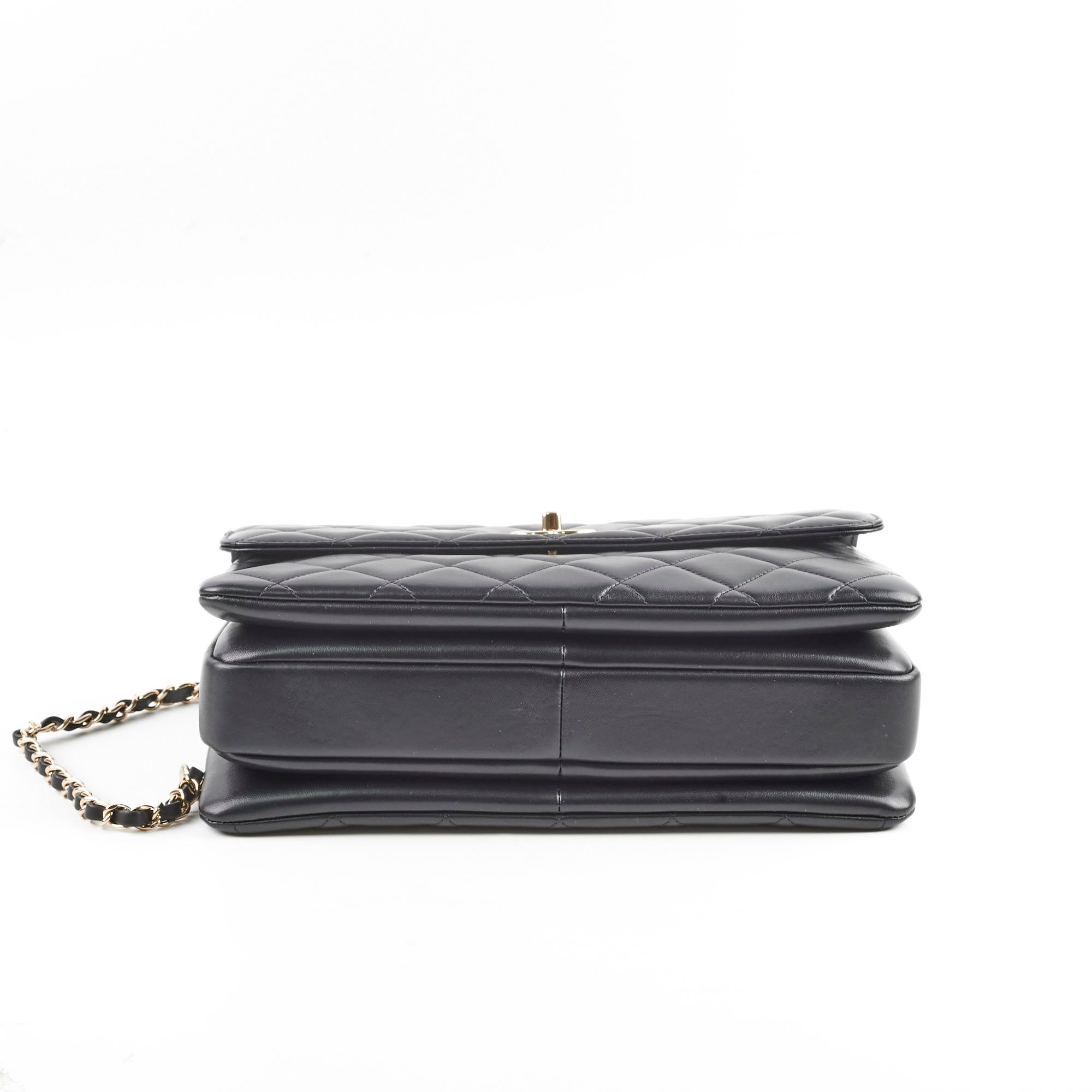 Chanel Medium Trendy CC Black Leather Shoulder Bag - Luxury Designer Handbag for Women | Perfect for Work, Evening Events & Everyday Use