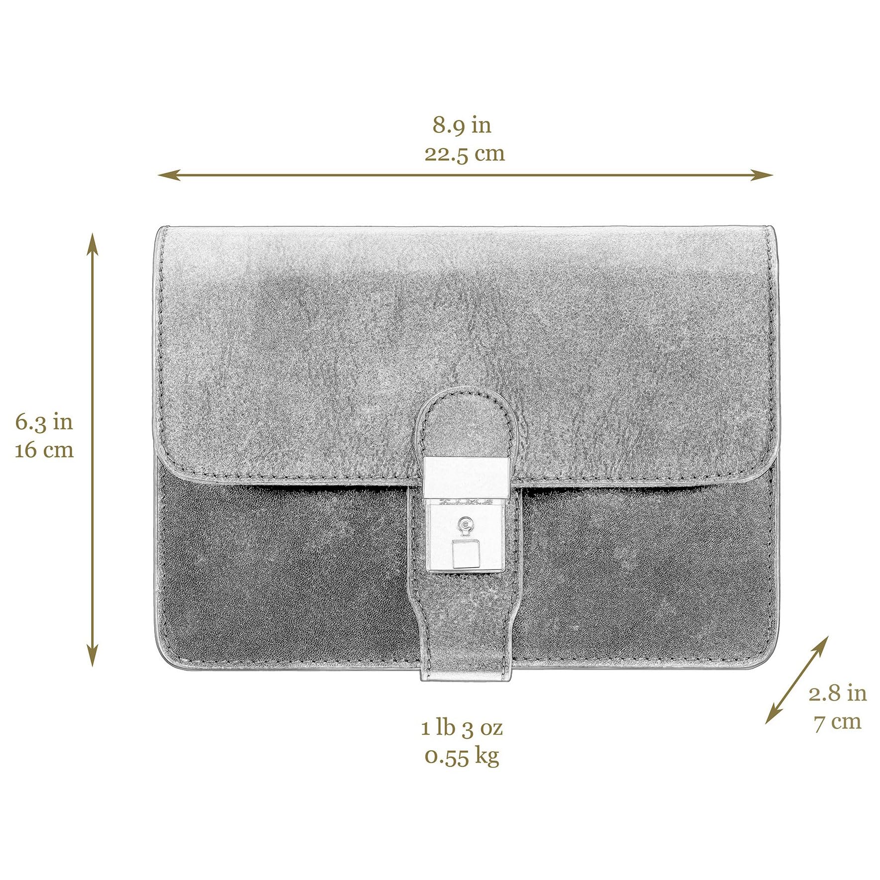 Premium Italian Leather Clutch for Men - Handmade Time-Resistant Wrist Organizer Bag - Perfect for Business, Travel & Daily Essentials