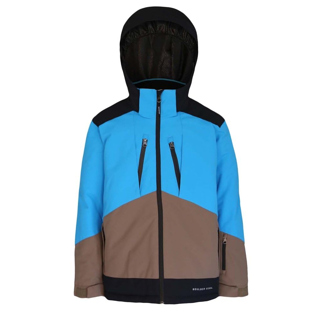 Boulder Gear Shasta Insulated Ski Jacket for Boys - Waterproof Winter Jacket for Snowboarding, Skiing & Cold Weather Outdoor Activities