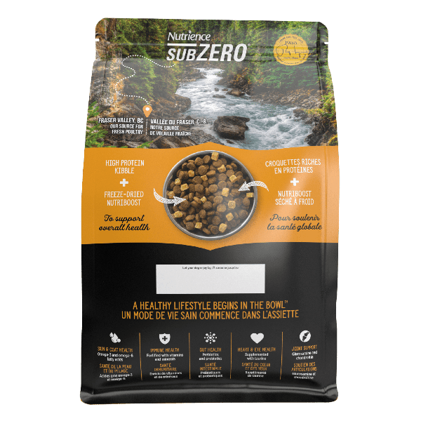 Nutrience SubZero Fraser Valley High Protein Dry Dog Food - Grain-Free, Rich in Meat for Active Dogs - Ideal for Large Breeds & Outdoor Adventures