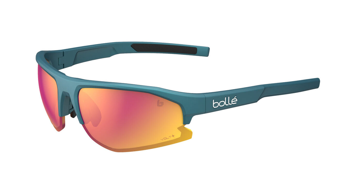 Bolle Bolt 2.0 Sunglasses - Polarized Sports Sunglasses for Men & Women - UV Protection Cycling Running Golf Glasses - Lightweight Comfortable Outdoor Activewear Eyewear for Hiking, Driving, Fishing