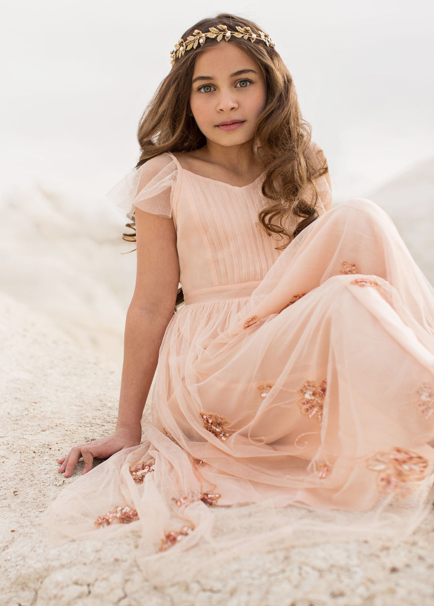 Kristine Blush Pink Dress for Women - Elegant & Comfortable Party, Wedding & Evening Wear