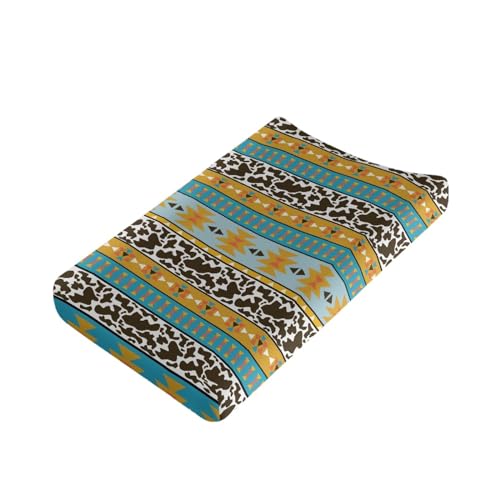 Tribal Aztec Brown Cow