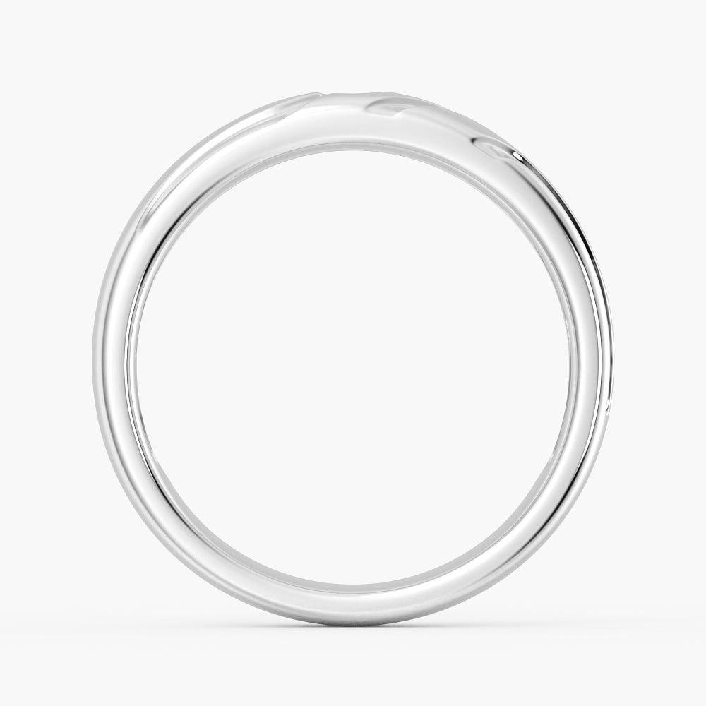 5mm Asymmetric Minimalist Moissanite Men's Wedding Band - Durable & Hypoallergenic Tungsten Ring for Grooms, Engagement & Anniversary Gifts - Perfect for Everyday Wear & Special Occasions