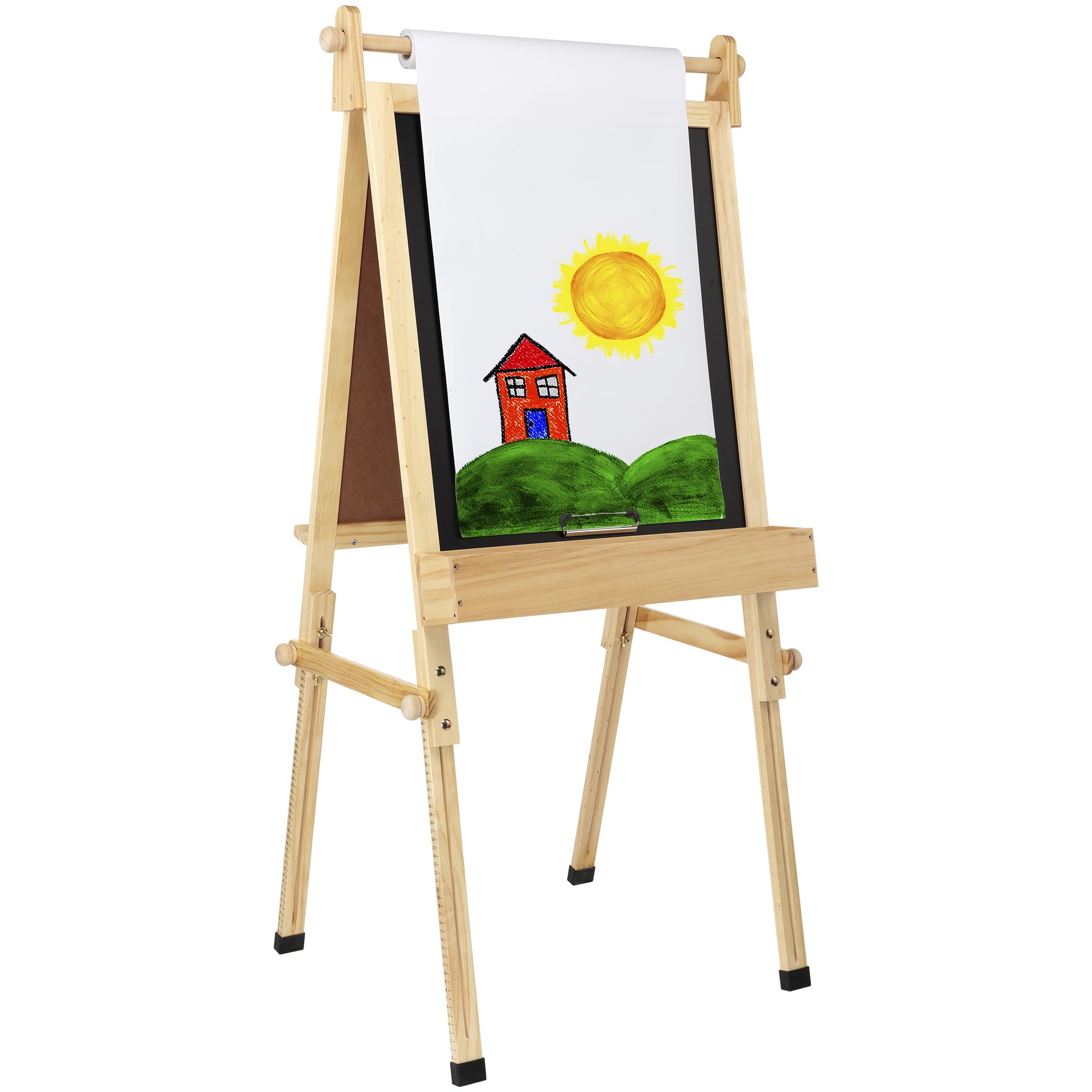 3-in-1 Adjustable Height Kids Art Easel - 36.5