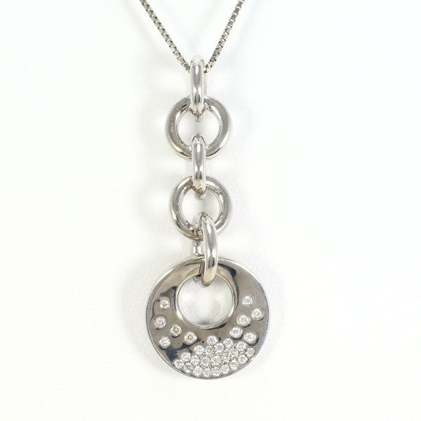 18K White Gold Diamond Pendant Necklace 0.20ct GIA Certified - Elegant Jewelry Gift for Women, Anniversary, Wedding & Special Occasions