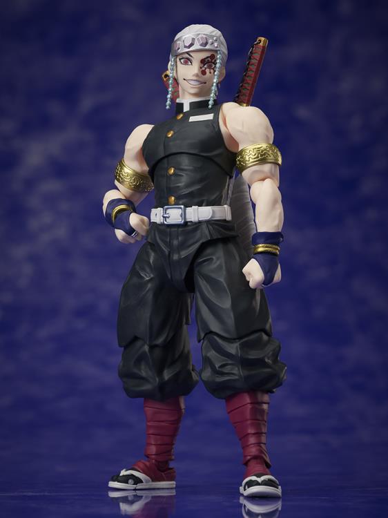 Aniplex BUZZmod 1/12 Scale Action Figure - Demon Slayer: Kimetsu no Yaiba Tengen Uzui Collectible Model for Anime Fans | Perfect for Display, Cosplay, and Anime Collections