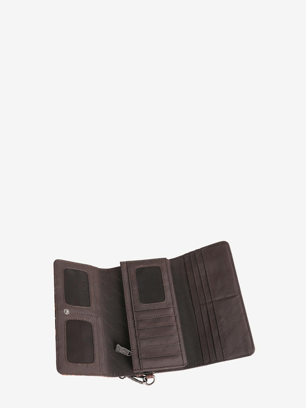 Trinity Ranch Floral Embossed Leather Wallet for Women - Stylish RFID Blocking Bifold Credit Card Holder - Perfect for Everyday Use, Travel & Gift Giving