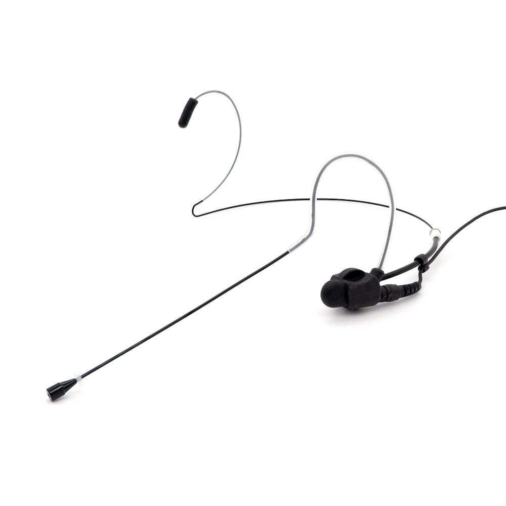 THOR AV Hammer SE-9 Headset Microphone - 3.5mm Lavalier Mic for Sennheiser EW Series - Professional Wireless Microphone for Streaming, Podcasting & Public Speaking (Black)
