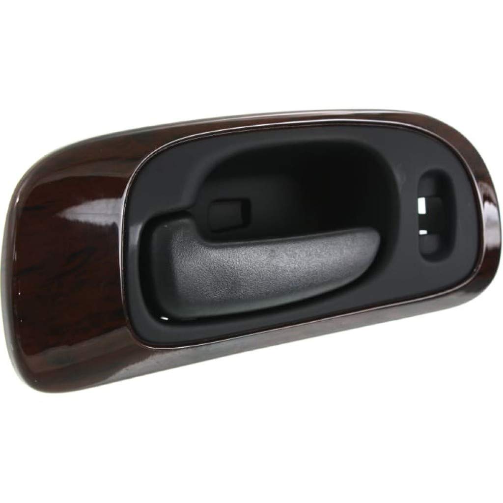 KarParts360 Replacement Interior Door Handle for 1999-2001 Chrysler LHS - Driver Side Front Black with Door Lock Hole | Base Trim | Perfect for Car Door Repair & Maintenance