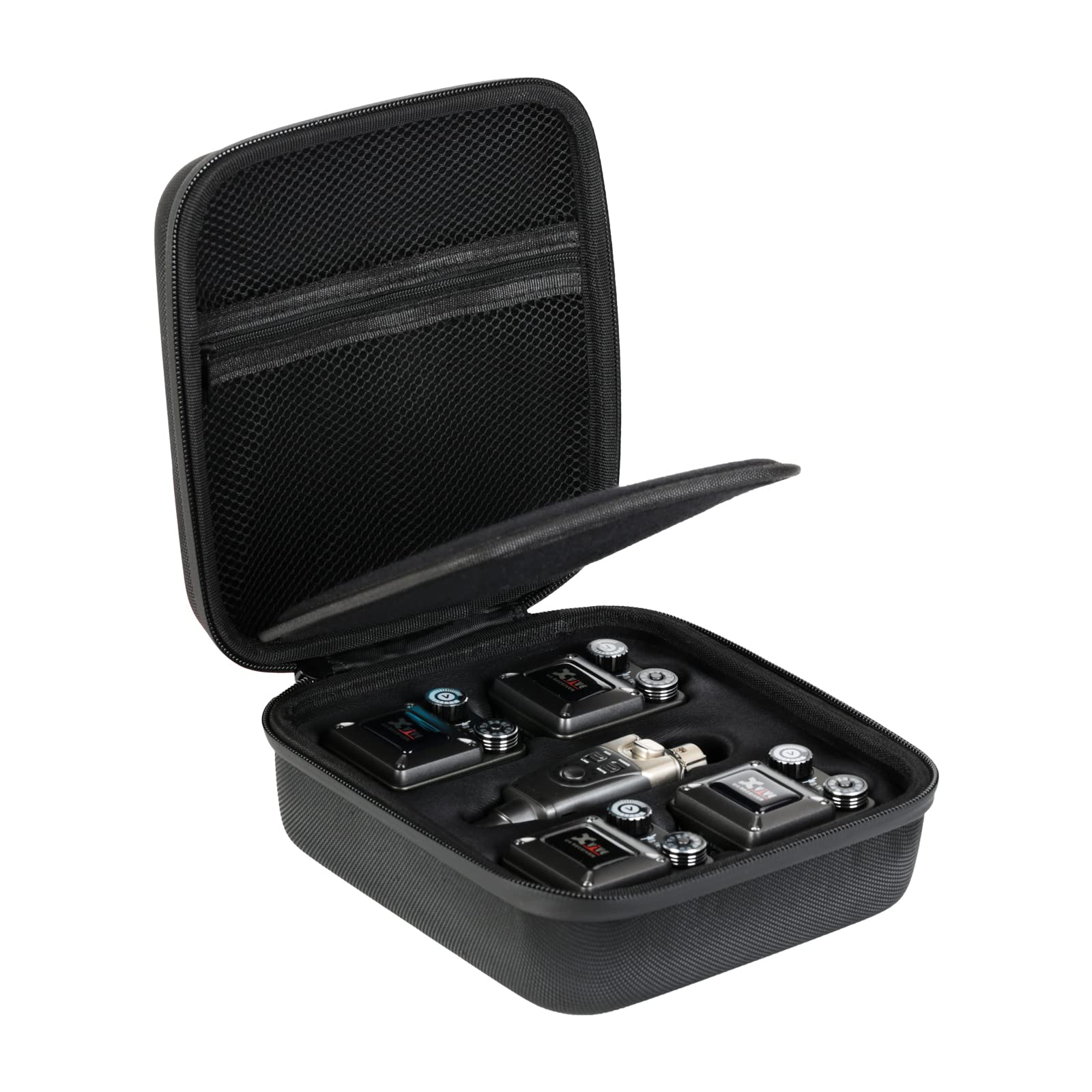 Xvive CU4R4 Hard Case for U4R4 Wireless In-Ear Monitor System - Triple Layer EVA Shell Protection - Perfect for Musicians, DJs & Live Performances