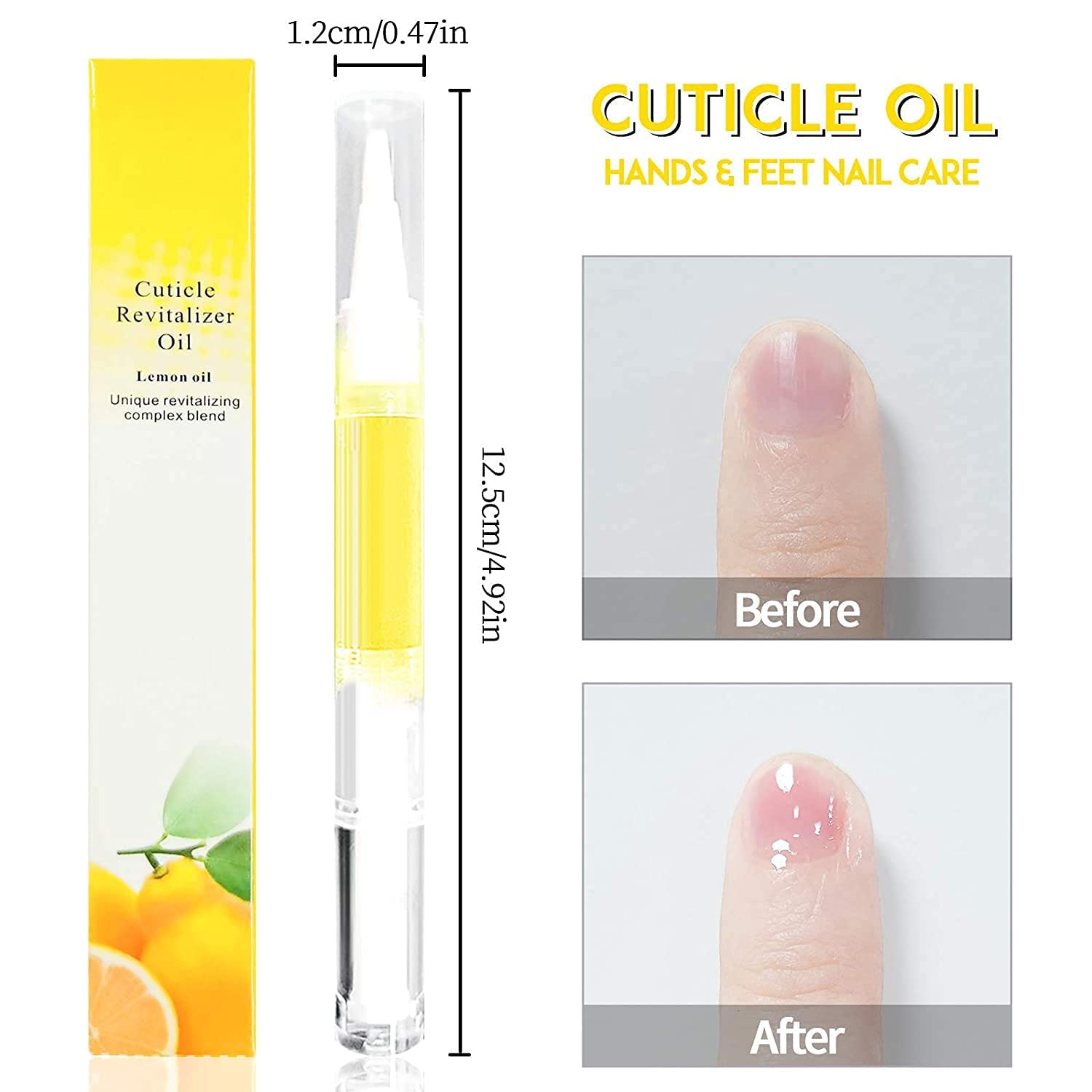 NAILWIND Nail Cuticle Oil Pen - Hydrating Cuticle Revitalizer with Soft Brush for Dry, Damaged Nails | Fruity Moisturizing Treatment Gel | Bulk Pack for Salon & Home Use | Perfect for Manicures, Pedicures & Nail Care Routine