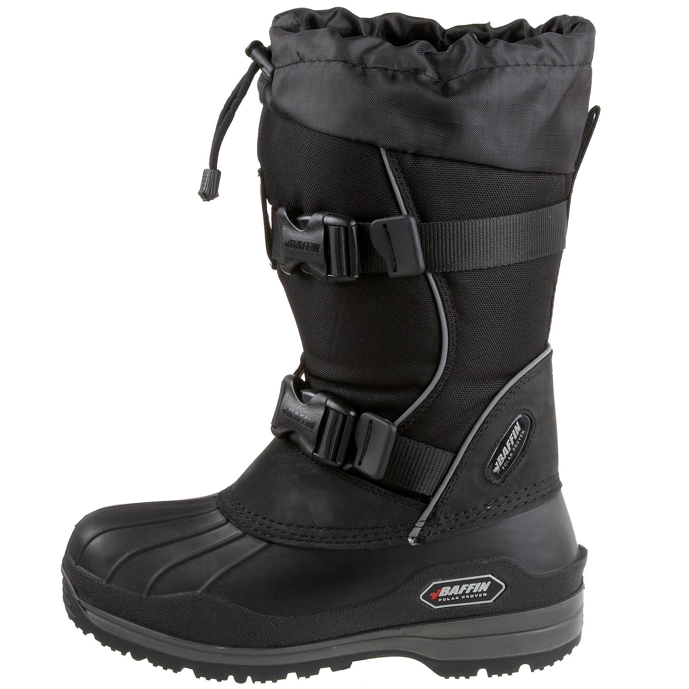 Baffin Impact Women's Winter Boots - Calf Height Snow Boots for Women, Waterproof & Insulated, Black - Perfect for Snowshoeing, Hiking & Snowy Terrain Adventures
