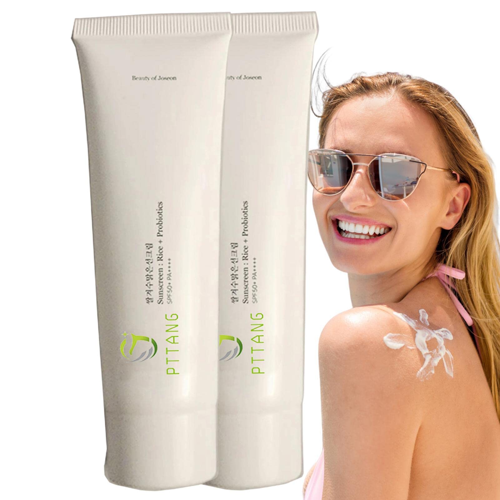 Rice Probiotic SPF 50 Invisible Sunscreen for Face - Broad Spectrum UVA/UVB Protection, Water Resistant & Mineral Sun Lotion | Perfect for Daily Wear, Outdoor Activities & Beach Days