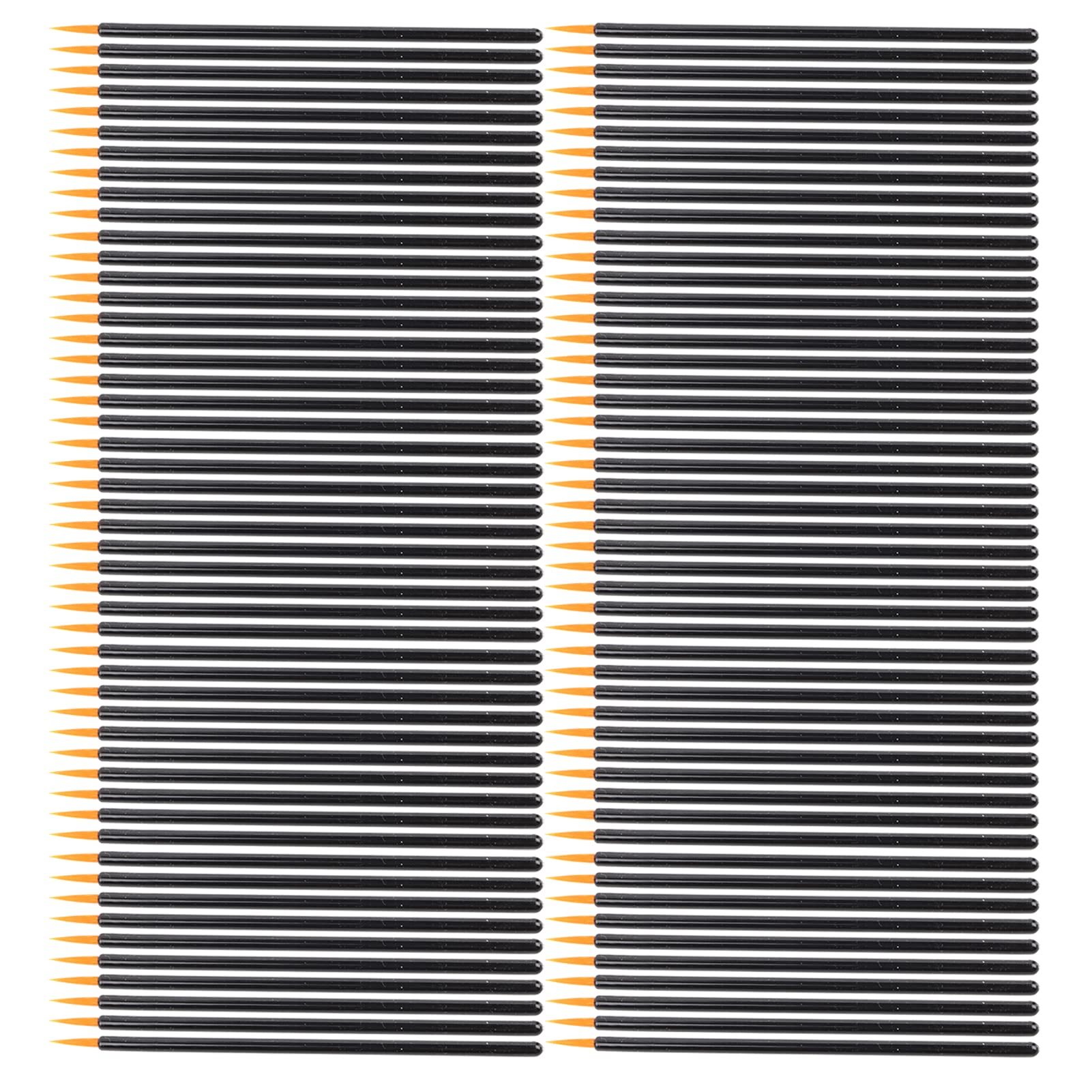 100Pcs Nylon Tip Eyeliner Brush Set - Professional Eye Makeup Brushes for Women, Perfect for Winged Liner & Smokey Eye Looks (Great for Daily Makeup, Beauty Salon & Travel Kit)