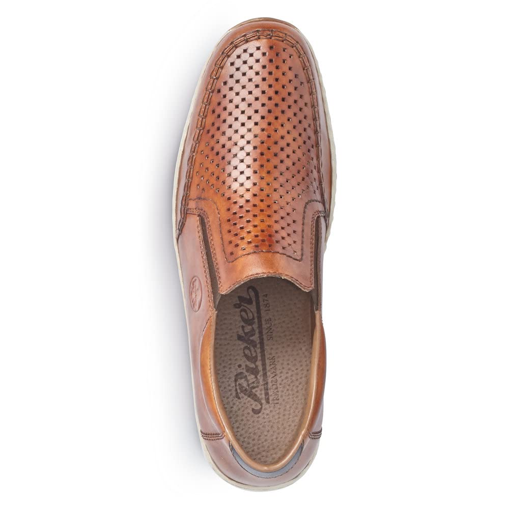 Rieker Men's Casual Low-Top Sneakers Loafers - Comfortable Slip-On Shoes for Walking, Travel & Office Wear