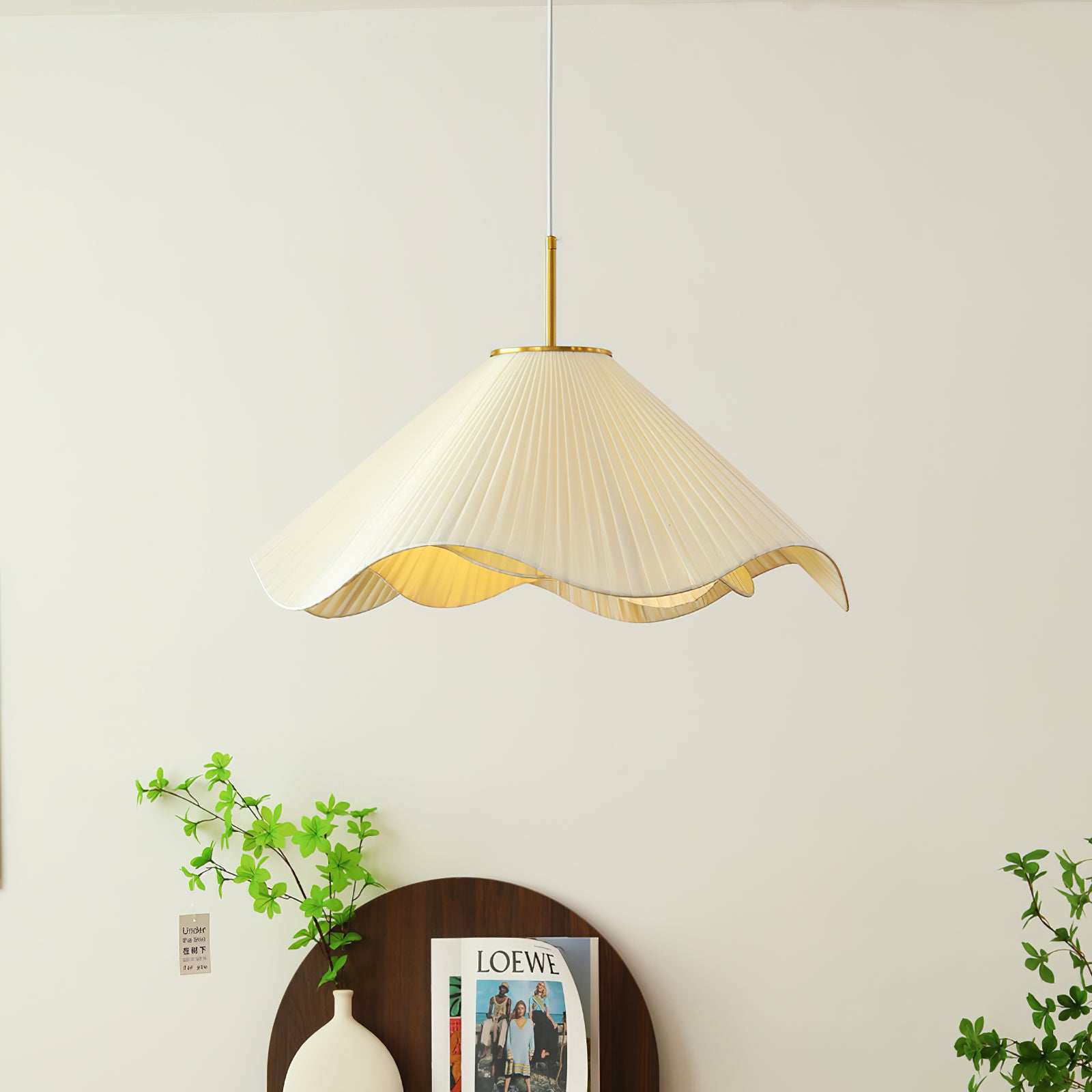 Elara Pendant Light - Modern Hanging Ceiling Lamp for Kitchen Island, Dining Room & Bedroom | Dimmable LED Chandelier Lighting Fixture