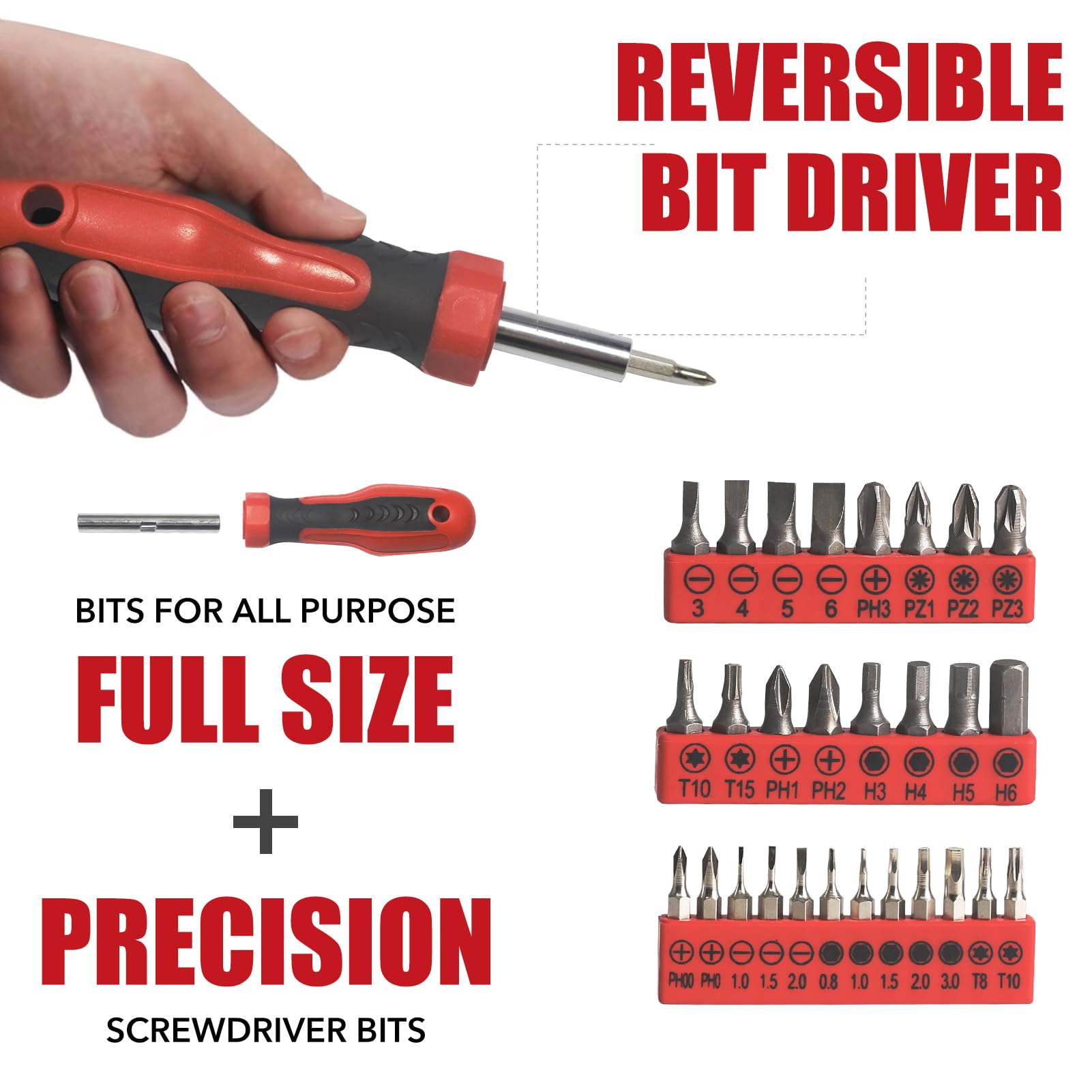 38-Piece Home & Garage Tool Set with Portable Storage Box - Essential DIY Repair Kit for Daily Maintenance, Office, Car, and Household Projects