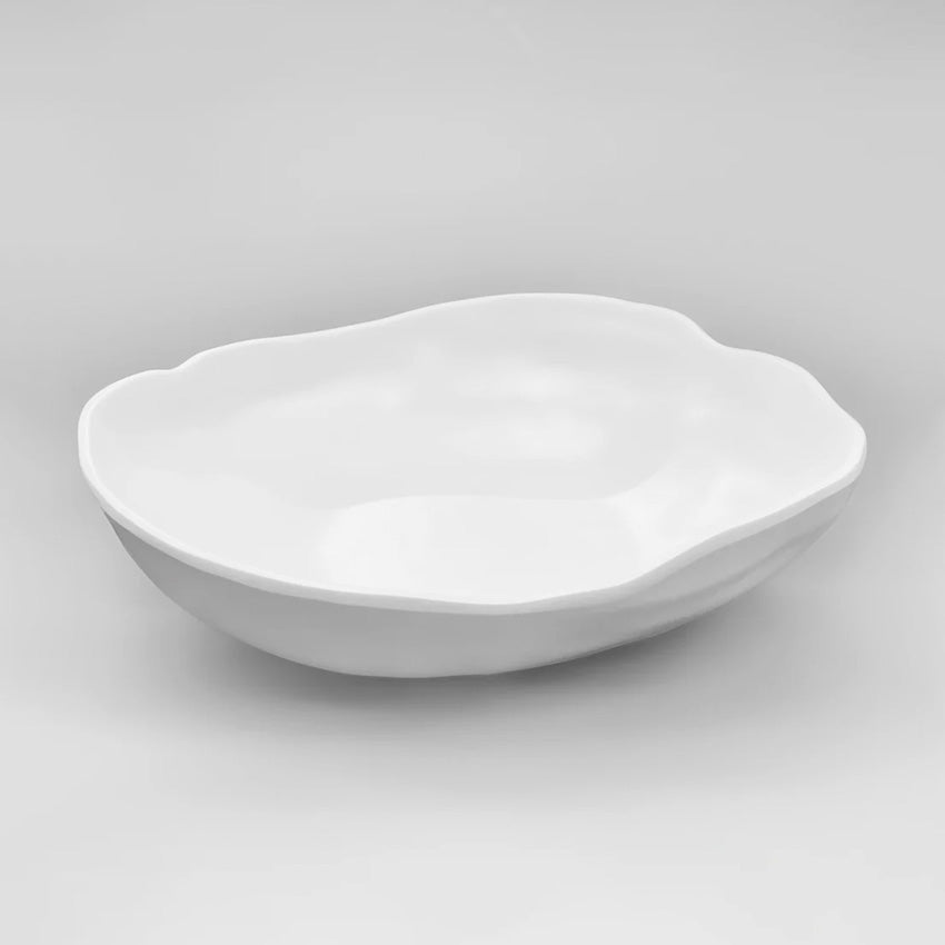 Beatriz Ball Vida Nube Large Organic Serving Bowl - Handcrafted Ceramic Fruit Salad Bowl for Entertaining, Kitchen Decor & Dinner Parties