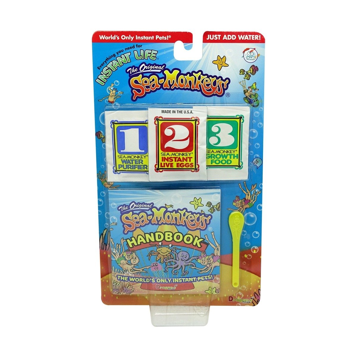 SEA MONKEYS Instant Life Kit - Hatch & Grow Live Brine Shrimp for Kids Science Experiments & Educational Fun